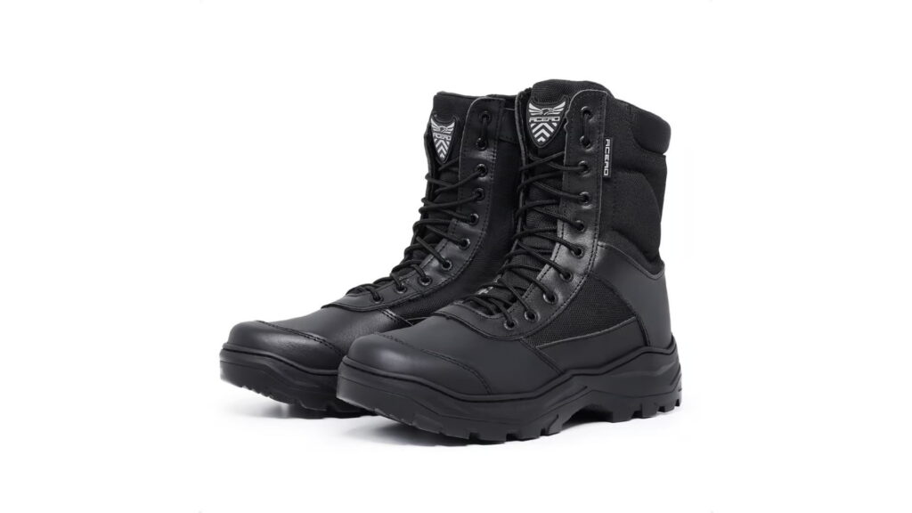 Bota Coturno Selva Com Zíper.